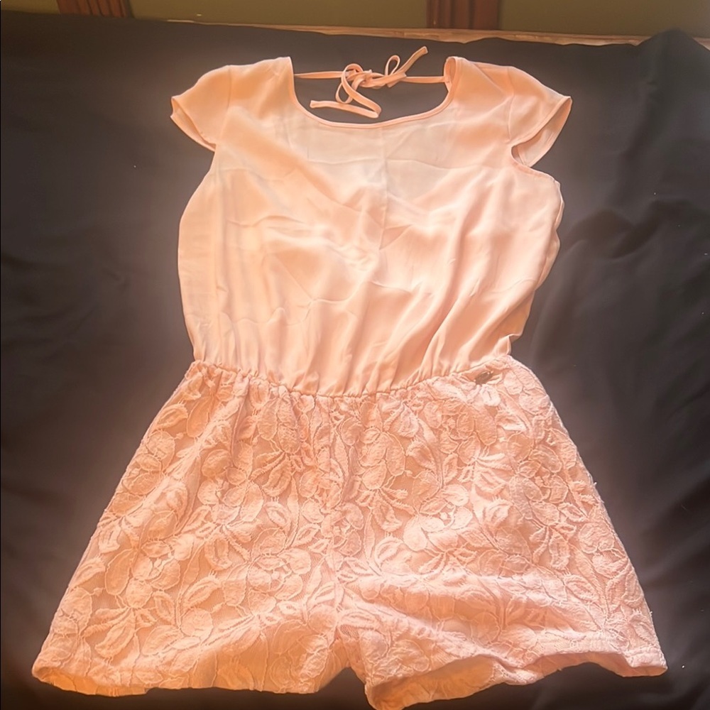 Elegant Pink Lace Dress